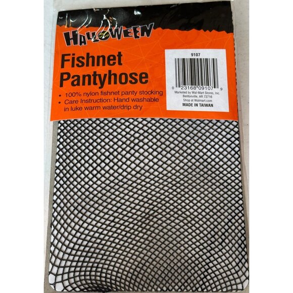 Women's Halloween Fishnet Pantyhose Fits Sizes 5' to 6' Tall (NEW) - Picture 1 of 4